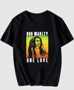 Posters Bob Marley One Love Gradient T-Shirt AL