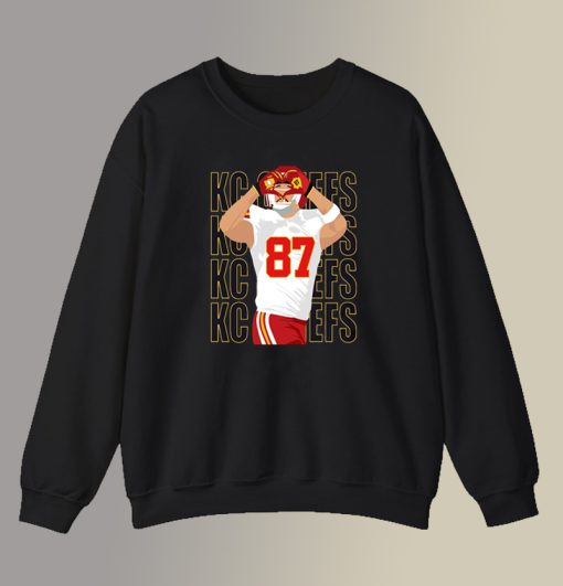 Travis Kelce Heart Hands Sweatshirt AL