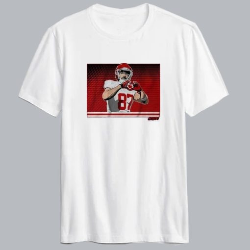 Travis Kelce Throw Up The Heart T Shirt AL