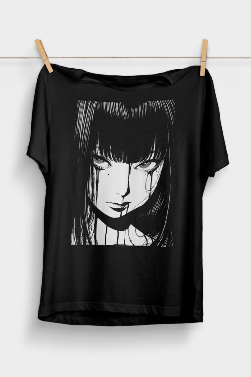 90s Anime Manga Girl T-Shirt AL