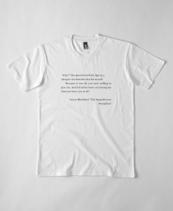 Aaron Blackford The Spanish Love Description T-shirt AL