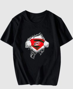 Carolina Hurricanes Superman T-Shirt AL