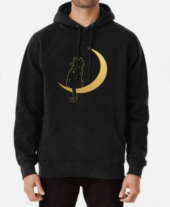 Cat in the Moon Hoodie AL