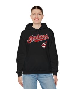 Cleveland Indians Black Hoodie AL