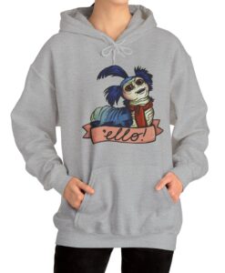 Labyrinth Worm Hello! Hoodie AL