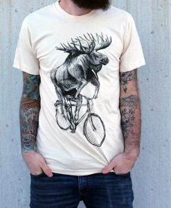 Moose on a bicycle AL