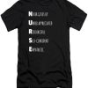 Nurse Acronym Nurse Never Gives Up T-shirt AL